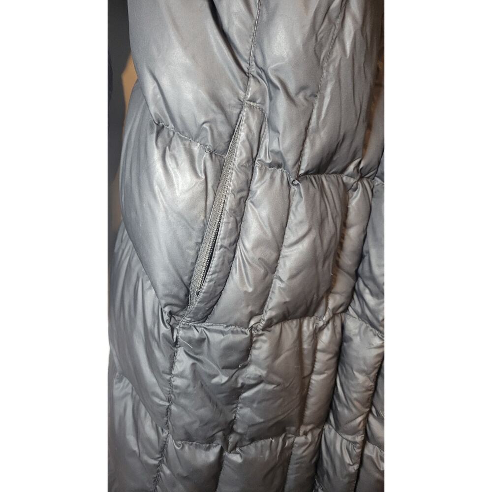 The North Face Women’s Black Hooded Long Down Puffer Coat Jacket Size M - Picture 6 of 12